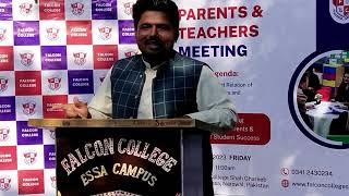 Asim Waseem Speech  Parent Teacher Meeting  Falcon Group of Colleges [upl. by Horten]