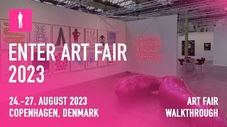 Enter Art Fair 2023 Copenhagen  Walkthrough [upl. by Treulich]