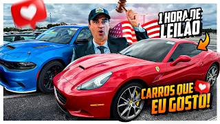 CARROS DOS SONHOS 😱 1 Hora no LEILÃO nos EUA [upl. by Eleaffar]