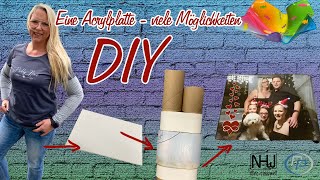 DIY Acrylplatten sublimieren und verformen  for beginners [upl. by Pedrick]