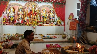 Maha Nabami puja vlog 2024  Friend ke Ghar Me Puja🙏Khana PeenaFull Masti [upl. by Colton]