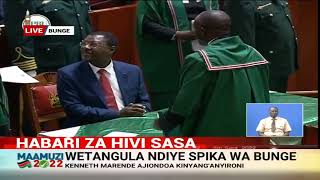 Moses Wetangula sworn in as speaker of the National Assembly [upl. by Ecinuahs392]