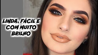 TUTORIAL PARA MADRINHAS SE MAQUIAREM EM CASA  Por Tainara Reis [upl. by Ringo856]