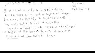 Sequential Characterization of Uniform Continuity [upl. by Viviane]