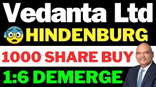 Hindenburg  vedanta share news today  vedanta share news  vedanta sharevedanat share latest news [upl. by Camilo]