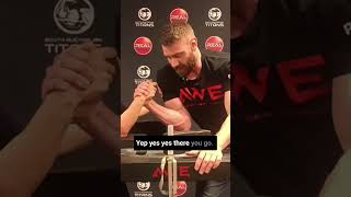 Two Press Defences 💪💪 armwrestle armwrestling awe propanjaleague armgods [upl. by Ozan]