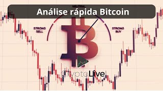 Analise rápida BITCOIN agora [upl. by Hilly392]