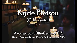 Kyrie Eleison XI  Orbis factor  10thcentury Gregorian Chant  gregorianchant medievalmusic [upl. by Atnima]