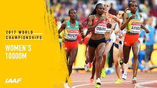 Womens 10000m Final  IAAF World Championships London 2017 [upl. by Dde262]