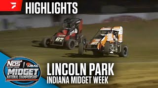 𝑯𝑰𝑮𝑯𝑳𝑰𝑮𝑯𝑻𝑺 USAC NOS Energy Drink National Midgets  Lincoln Park Speedway  June 6 2024 [upl. by Hnah]