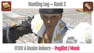 FFXIV Hunting Log Pugilist Rank 2  A Realm Reborn [upl. by Leiva]