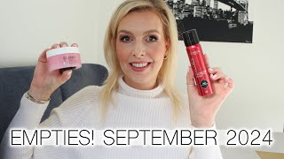 Empties Opgemaakt september 2024  BeautyLoves [upl. by Jensen]