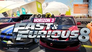 FAST amp FURIOUS Forza Horizon 3 Online Vs Friends With Steering Wheel [upl. by Page]