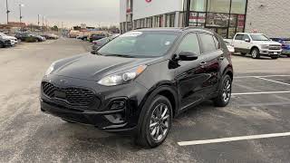 2021 KIA Sportage S AWD Nightfall Premium in Black Cherry With Gray [upl. by Kelila377]