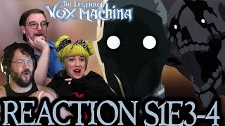 This got INTENSE  Legend of the Vox Machina S1x3amp4 REACTION [upl. by Raimund]