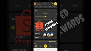 Shopee song played backwards [upl. by Normand]