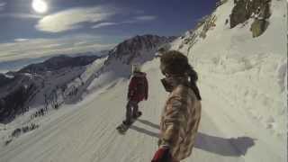 Snowboarding with a Gopro Hero3 Black [upl. by Teeniv]