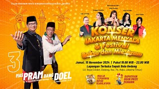 🔴 LIVE  KONSER JAKARTA MENYALA [upl. by Ause]