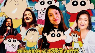 LIVE DUBBING of All SHINCHAN Characters mimicry voiceartist shinchan TALENTTADKA [upl. by Yelahs]