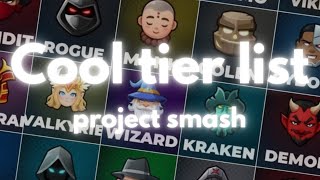 Project Smash Tier list [upl. by Betty293]