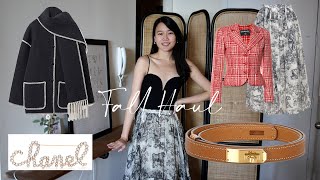 10000 FALL LUXURY HAUL  CHANEL DIOR HERMES KHAITE [upl. by Garrard]