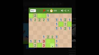 Beating Minesweeper in 8 seconds games minesweeper [upl. by Borchers881]