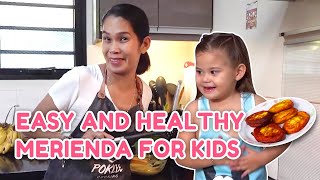 PUMPKIN NUGGETS  Easy Pero Healthy Merienda For Kids  PokLee Cooking [upl. by Eelarat448]