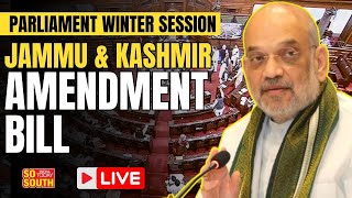 Rajya Sabha  Amit Shah Tables Two JampK Bills for Consideration  LIVE [upl. by Ozner]