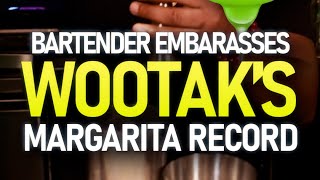 Bartender EMBARRASSES Wootak’s Margarita Record [upl. by Enelrihs]