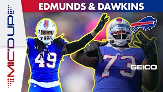 Tremaine Edmunds and Dion Dawkins Mic’d Up In Wild Card Playoff Win Over Dolphins  Buffalo Bills [upl. by Finkelstein]