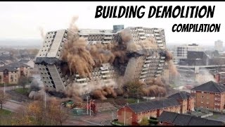 Building Demolition Compilation [upl. by Alemaj]