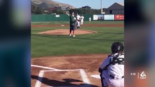 Myositis a debilitating disease Local man raises awareness through first pitch campaign [upl. by Aitel527]