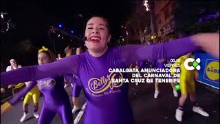 Cabalgata Anunciadora del Carnaval de Santa Cruz de Tenerife  PROMO 090224 [upl. by Aieki]