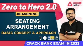 Seating Arrangement Basic Concept amp Approach L1  Reasoning Banking Foundation Adda247 Class14 [upl. by Mcnalley425]