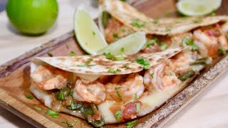 TACOS GOBERNADOR FÁCILES Y DELICIOSOS ¡VIVA MÉXICO🌮🍤🇲🇽 [upl. by Ettenowtna]