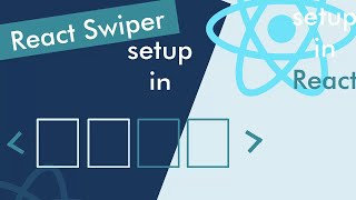 React Swiper  setup in react project Like amp Subscribe [upl. by Cowles]