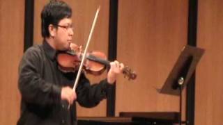 Bach Partita No2  Giga movement  by Phuongduy Nguyen  111509 [upl. by Uella]