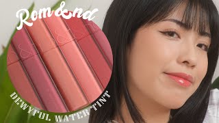 Romand Dewyful Water Tint ✨new✨  Son bóng nhẹ môi mới nhất từ Romand  by yndinh [upl. by Calvin]