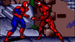 SpiderMan amp Venom Maximum Carnage Genesis All Bosses No Damage [upl. by Settle]