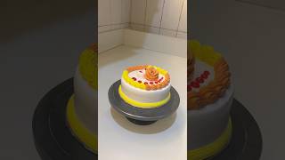 Simple cake decoration cake ytshort viralshort [upl. by Lester]