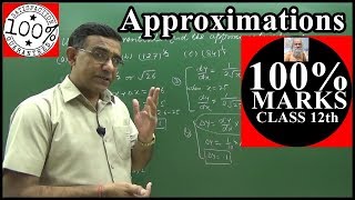 Class 12 Maths Differentiation application of derivatives approximation cbse 2019 Q21 [upl. by Anavlys735]