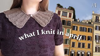 What I knit this April  Ep 1  Orsa Knits Podcast [upl. by Pavier]