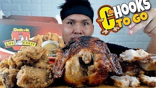 CHOOKS TO GO MUKBANG [upl. by Ainerbas]