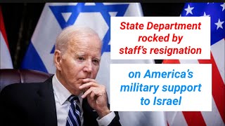 State Dept staff resigns on support to Israel spokesman clashes with reporter  Janta Ka Reporter [upl. by Coletta621]