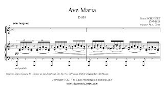 Schubert  Ave Maria  F Major [upl. by Maher]