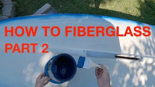 Fixing Holes in my boat Sunfish Restoration PART 2 [upl. by Ysnap]