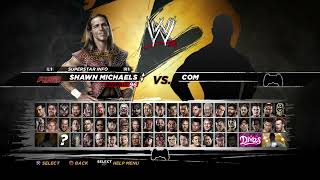 WWE 12Rpcs3 Character Select Screen Including All DLC Pack Rosterwwe12 rpcs3ps3emulator rpcs3 [upl. by Aicenod423]