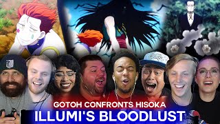 Hisoka provokes Illumi  HxH Ep 141 Reaction Highlights [upl. by Hairaza]