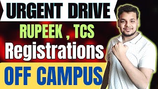 Urgent Hiring Drive  TCS  Rupeek  Decisions  2025  2024  2023 Batch Hiring  Fresher Jobs [upl. by Akenehs]