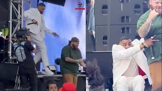 Ginuwine Falls Off Stage and Hit The Sign Language Interpreter amp Things Went Left 😂 [upl. by Etz439]